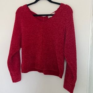 Red sweater. Size: medium. Brand new! Never worn.